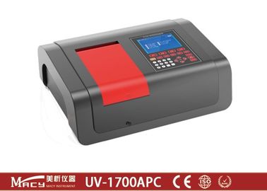 Espectrofotómetro ultravioleta UV1700 del ancho de banda USB del haz ajustable del doble